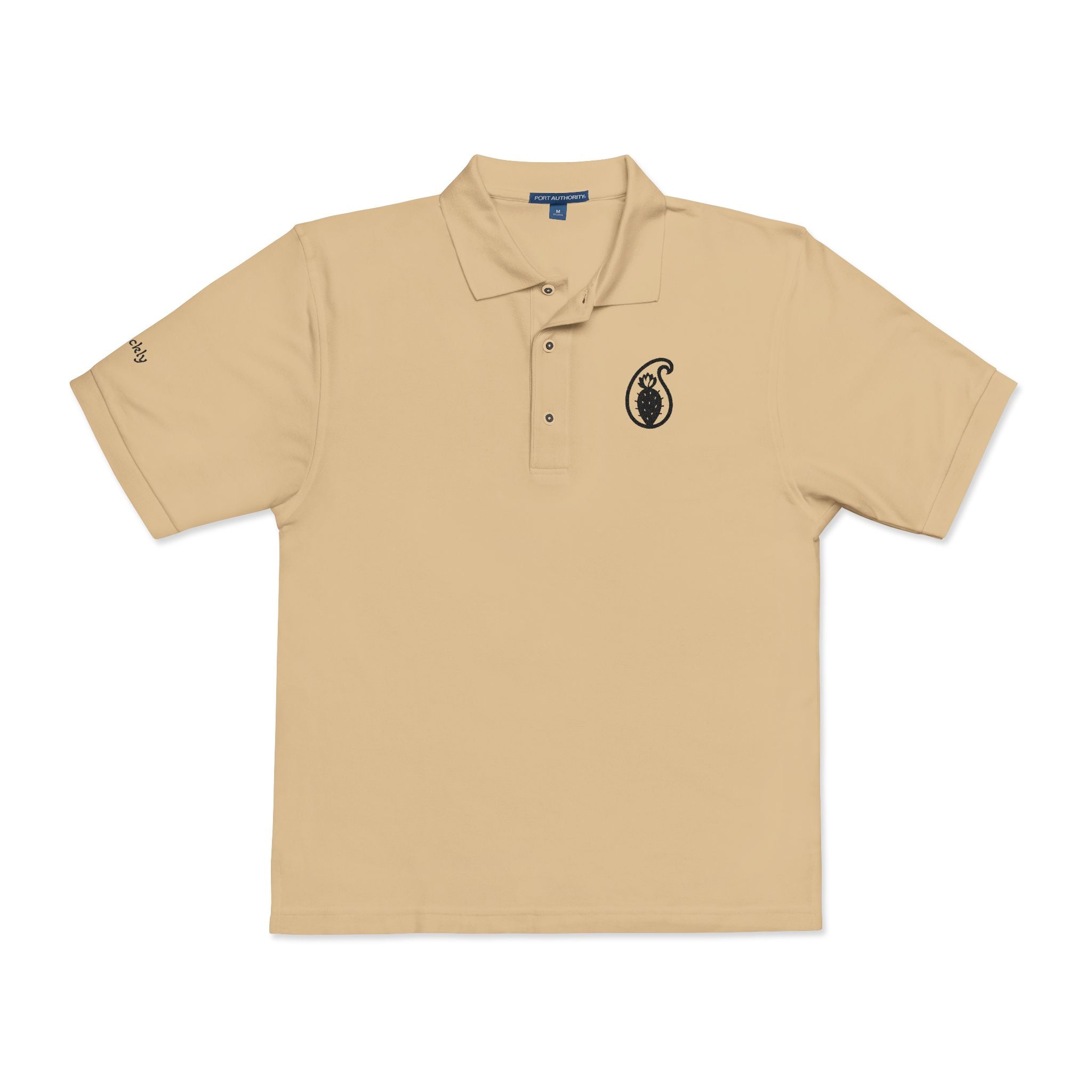 Embroidered Paisley and Cactus Polo