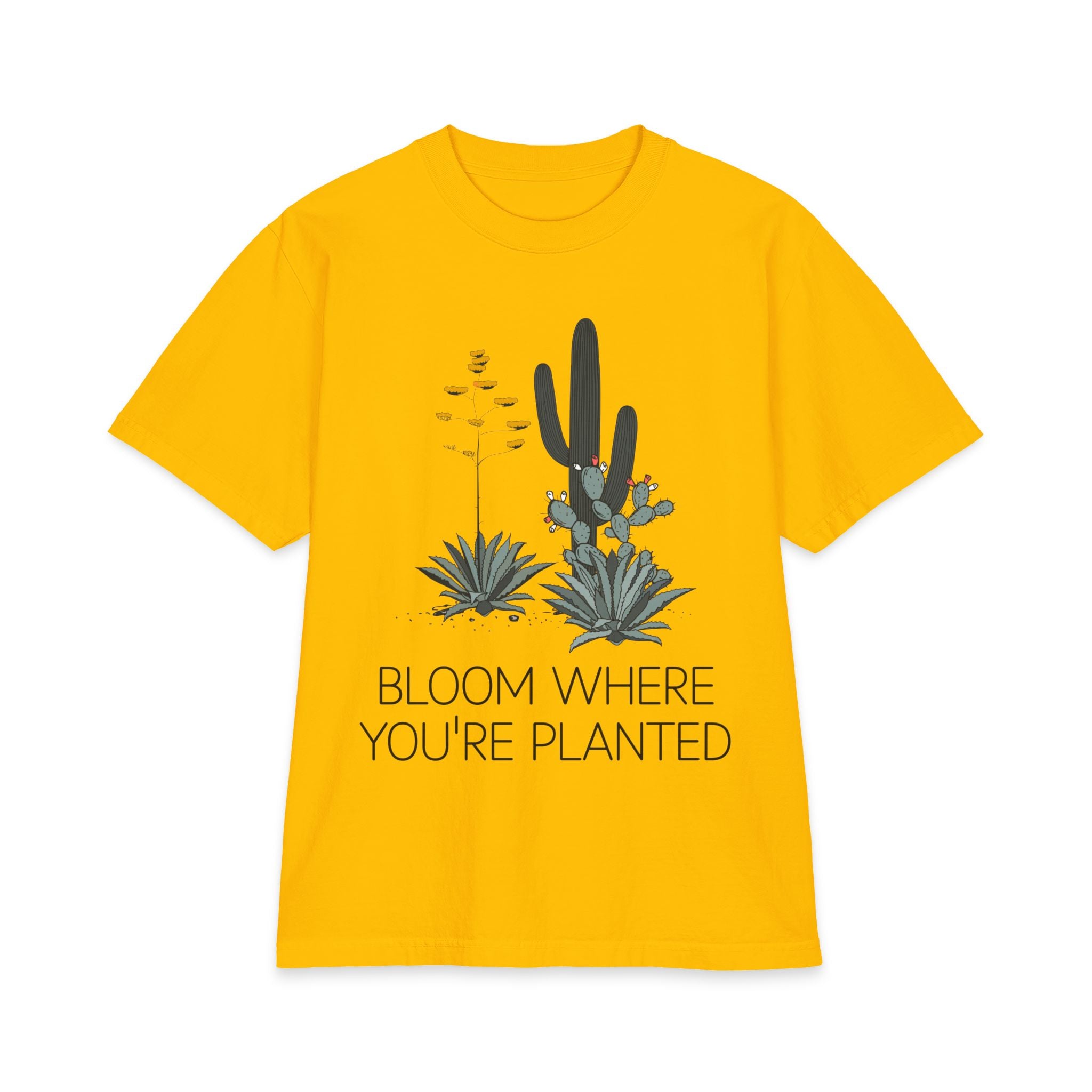 Bloom Where You’re Planted Drop-Shoulder Tee