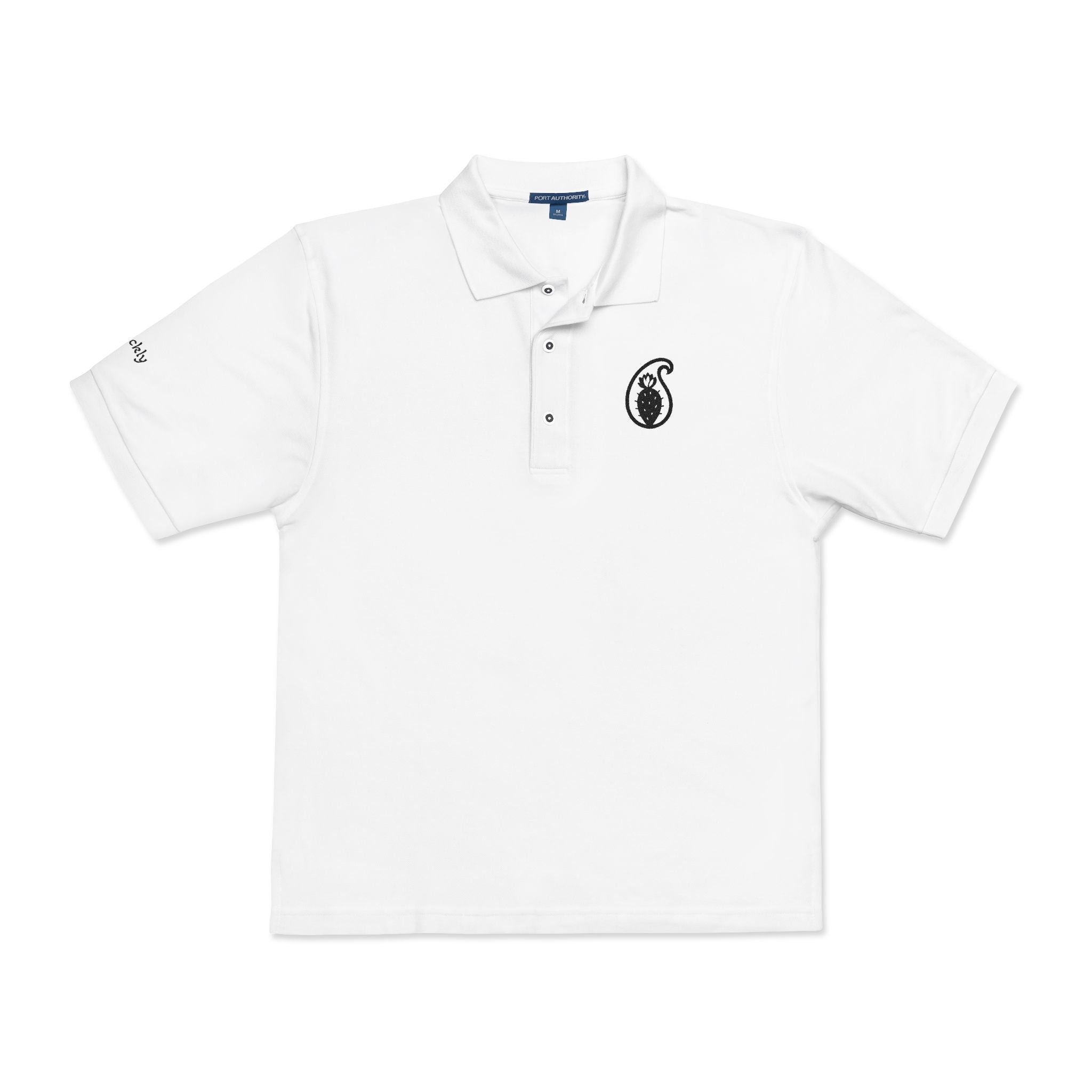 Embroidered Paisley and Cactus Polo