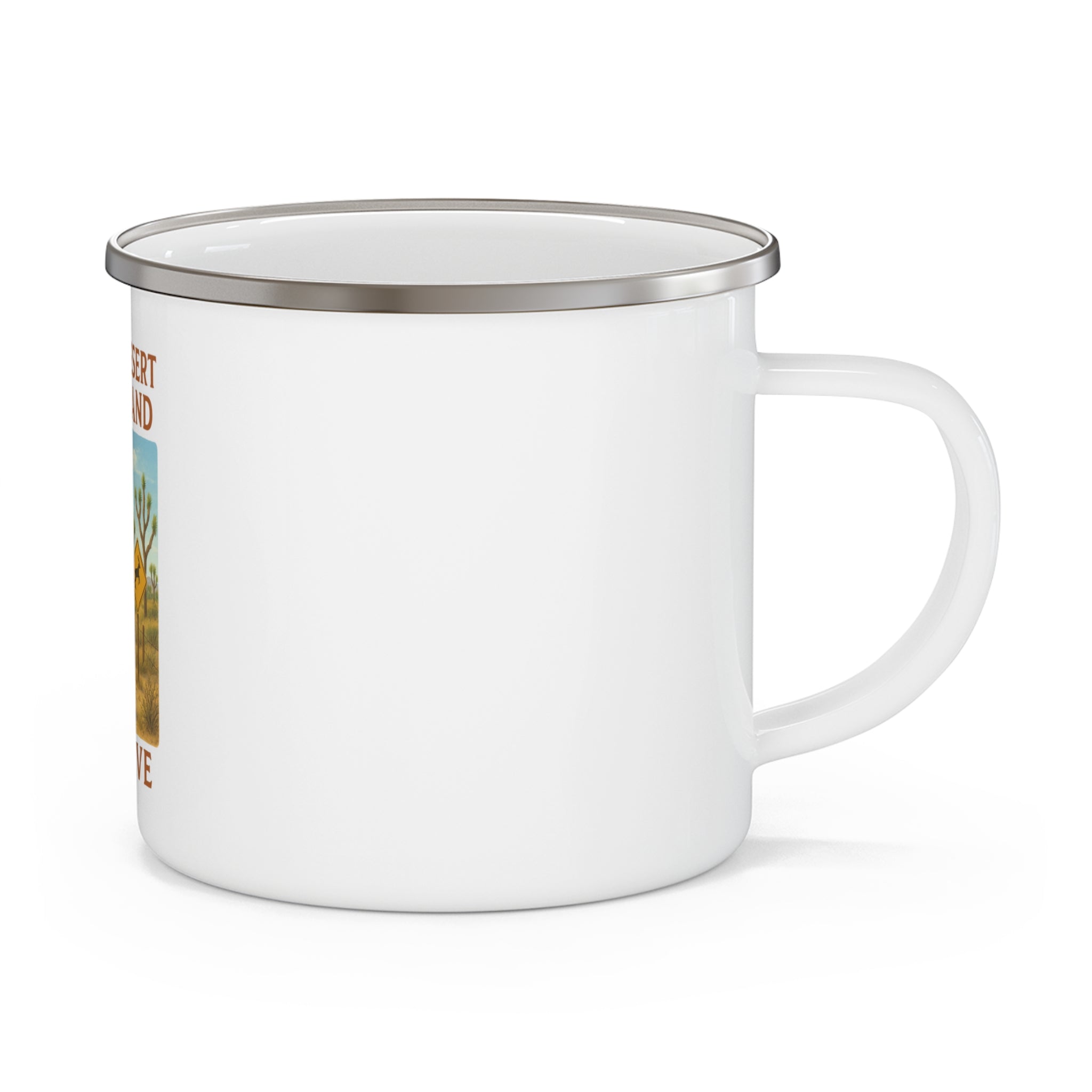 Prime Desert Woodland Preserve Enamel Camping Mug