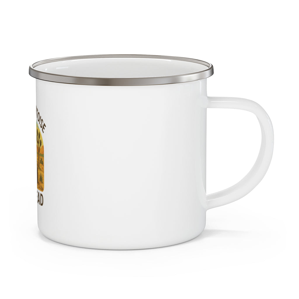 Desert Tortoise Trailhead Enamel Camping Mug