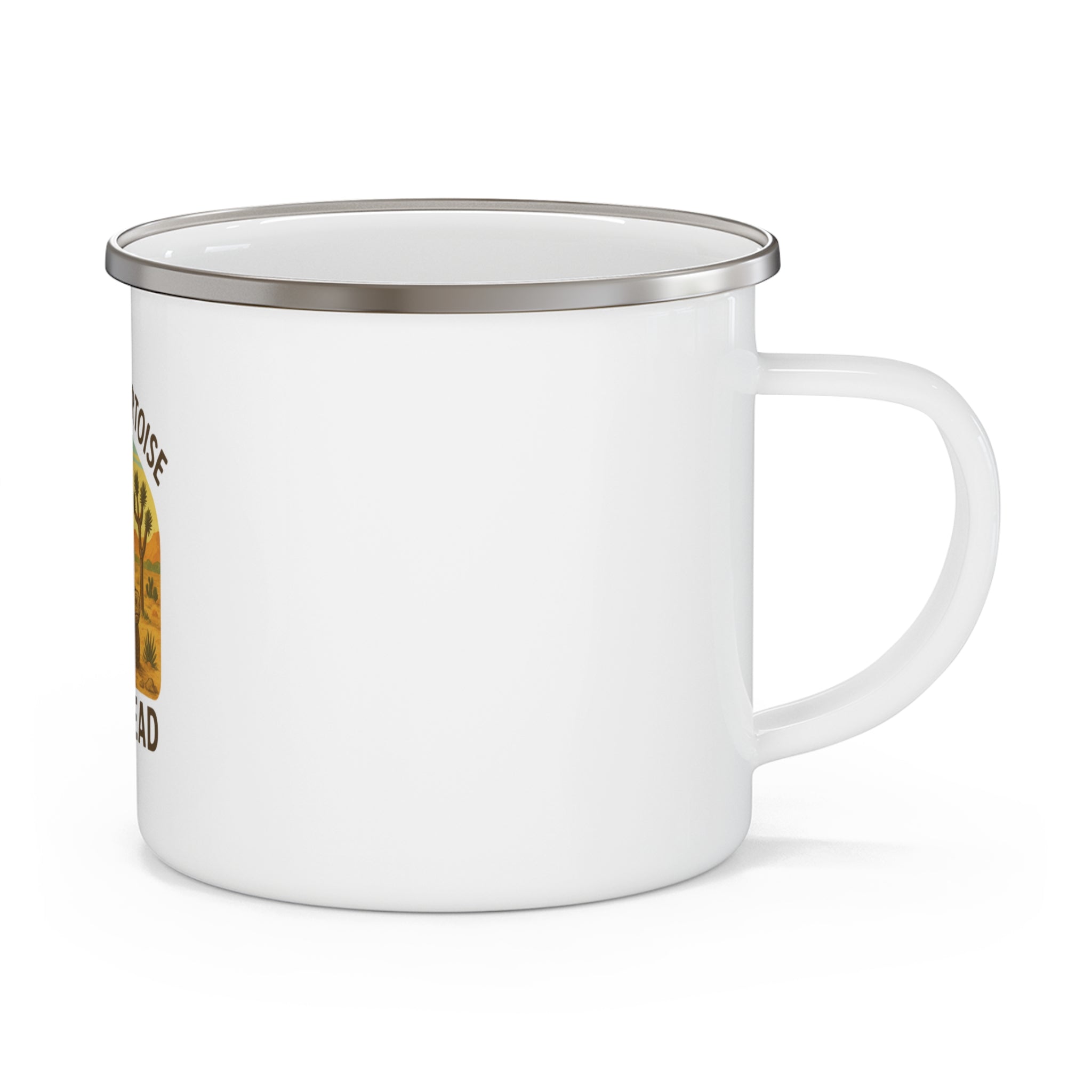 Desert Tortoise Trailhead Enamel Camping Mug