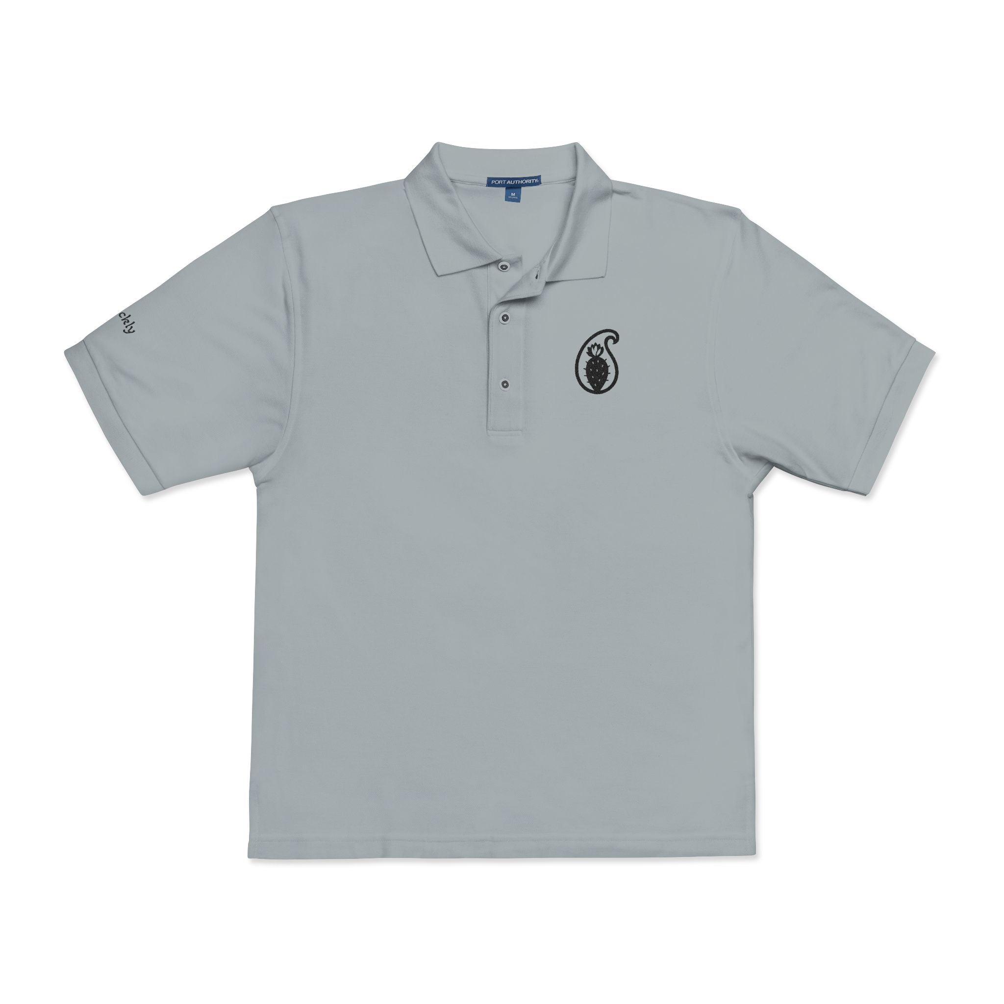 Embroidered Paisley and Cactus Polo