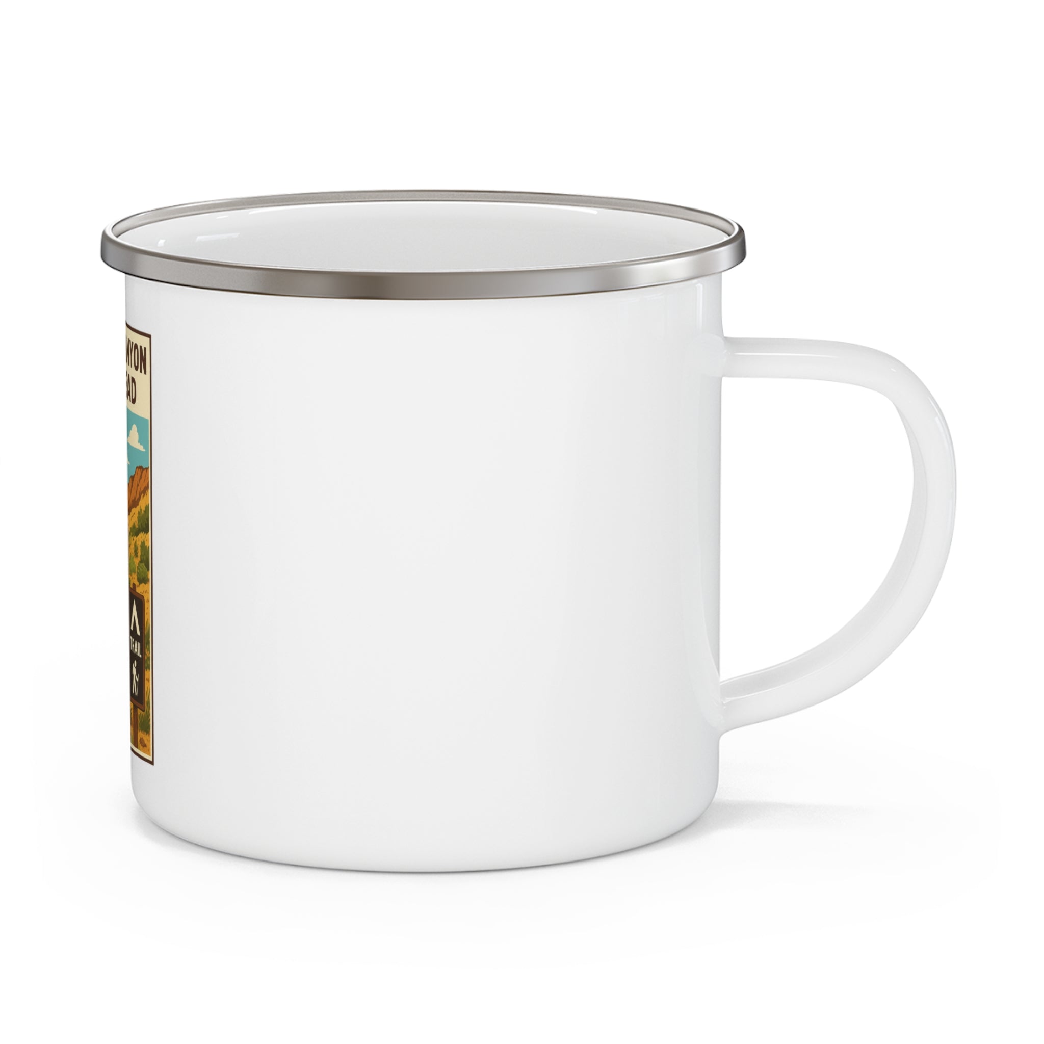 Murray Canyon Trailhead Enamel Camping Mug