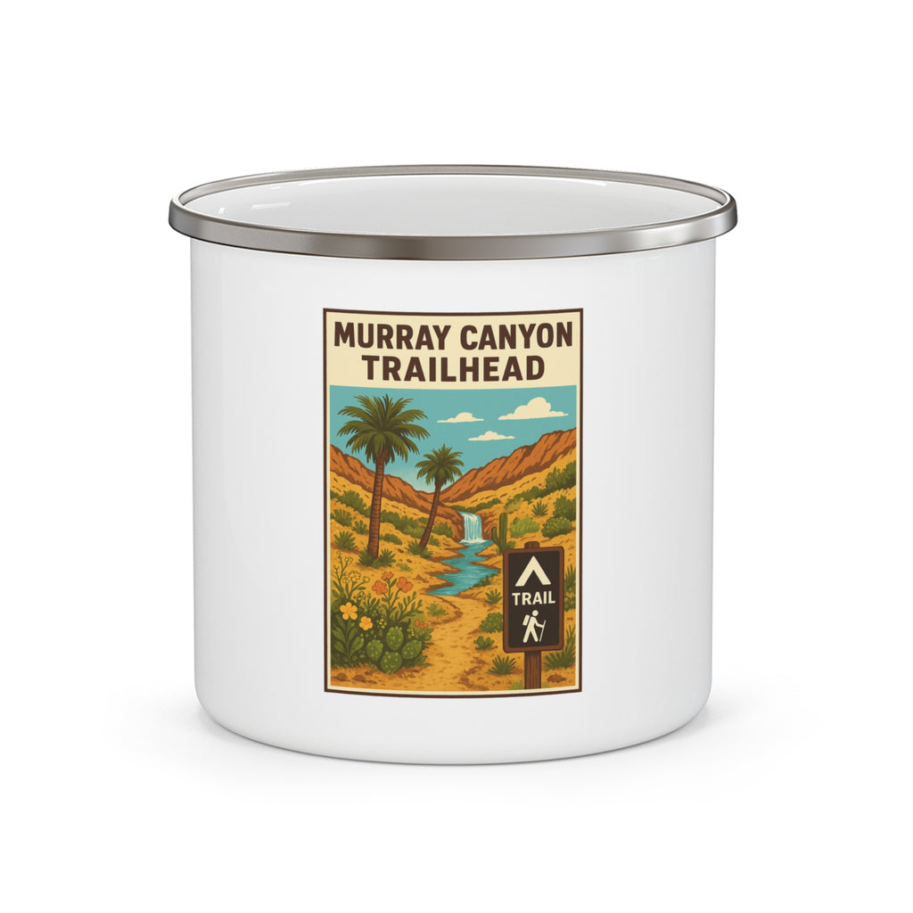 Murray Canyon Trailhead Enamel Camping Mug