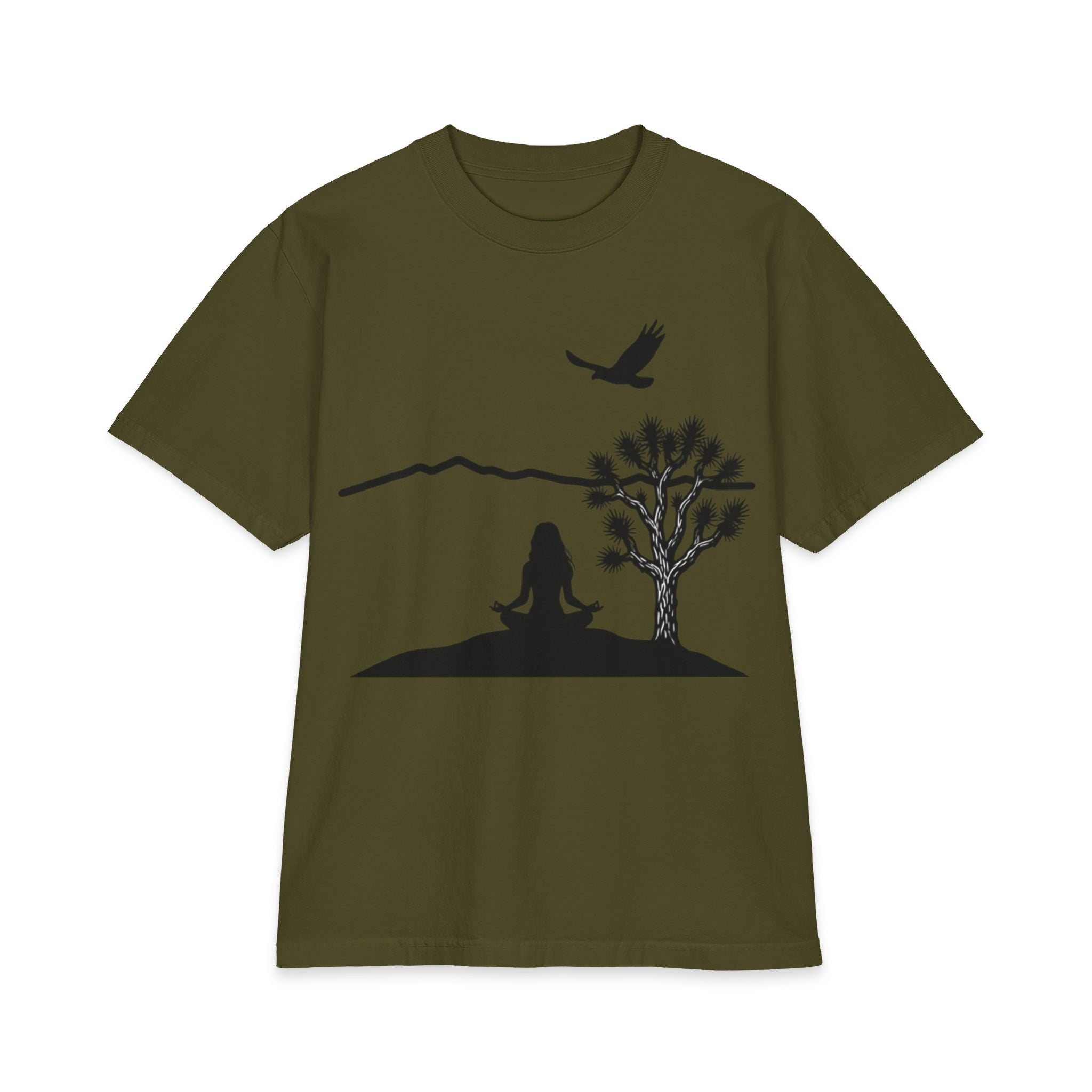 Desert Soul Female Silhouette Drop-Shoulder Tee